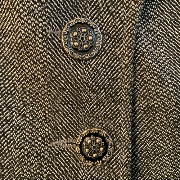 Proportion Pettite Conrad C Wool Blend Blazer Jacket Grey Size 6 - Picture 5 of 7